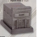 4-1/2"x3-1/4"x3-1/2" Bank Building Souvenir Bank